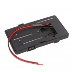 Battery Back Pack Plate Adapter for Sony V-shoe V-Mount V-Lock Battery External for DSLR Camcorder Video Light Device