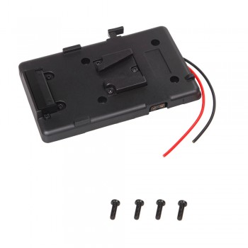 Battery Back Pack Plate Adapter for Sony V-shoe V-Mount V-Lock Battery External for DSLR Camcorder Video Light Device
