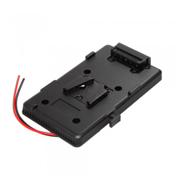 Battery Back Pack Plate Adapter for Sony V-shoe V-Mount V-Lock Battery External for DSLR Camcorder Video Light Device