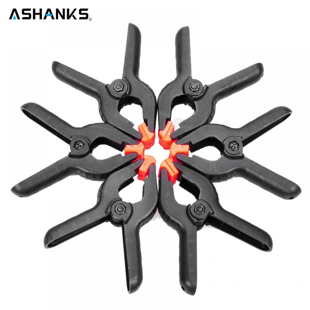 6 Pieces 4.5 inch Universal Studio Backdrop Clamps Heavy Duty Background Muslin Photo Studio Clips E#CH