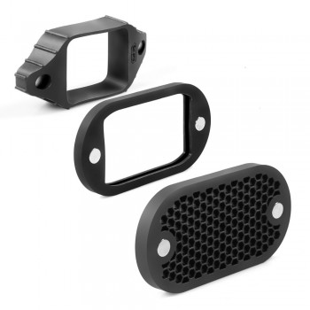 Selens Flash Speedlight Honeycomb Grid Diffuser Reflector with Magnetic Gel Band 7Pcs filters Flash Accessories Kit