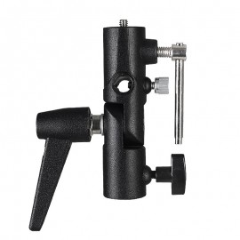 Umbrella Swivel Holder Bracket 1/4 3/8 F Studio Photo Speedlight Light Stand Tripod