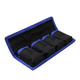 Meking Nylon Battery bag Storage Pockets Pouch Waterproof with 4 Pouch For LP-E6/8/ NP-FW50 EN-EL14/15