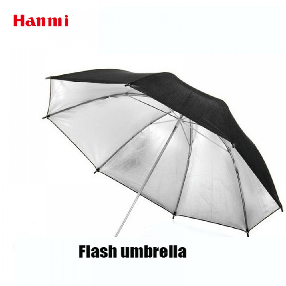 Hanmi Photography Accessories Umbrella Reflector Black Sliver Reflector Umbrella 3383cm Photo Studio Flash Light Photo Umbrella