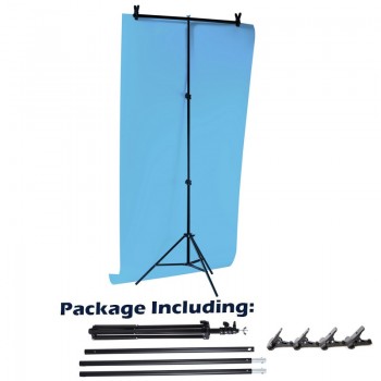 60cm/80cm/200cm Background Photography Backdrop Support big PVC Background Aluminum Tripod Stand Holder With Cross Bar Clip
