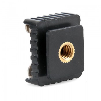 Mayitr 1pc Metal Flash Hot Shoe Mount Adapter to 1/4 Thread For Studio Light Stand Tripod