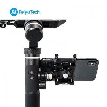 Feiyu Mobile Phone Holder Mount Bracket Clip Adapter for Feiyu SPG2 G6 G6plus G5 Action Camera Gimbal Clamp Holder for iPhone X