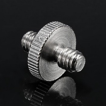 6-in-1 1/4 3/8 Metal Monopod Tripod Mount Screw Convert Adapter Flash Light Stand Spigot Bracket Holder Camera