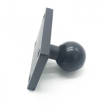 Aluminum Square Mounting Base w/ 1 inch ( 25mm ) Bubber ball compatible for ram mounts for gorpo camera, dslr, for garmin ..