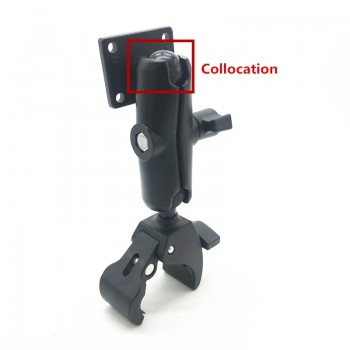 Aluminum Square Mounting Base w/ 1 inch ( 25mm ) Bubber ball compatible for ram mounts for gorpo camera, dslr, for garmin ..
