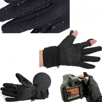 Winter Waterproof Photography Gloves Anti-skid Warm Outdoor Camera Shooting Glove For Canon Nikon Sony Pentax Camera Accessories
