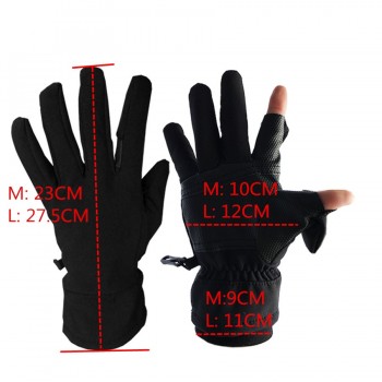 Winter Waterproof Photography Gloves Anti-skid Warm Outdoor Camera Shooting Glove For Canon Nikon Sony Pentax Camera Accessories