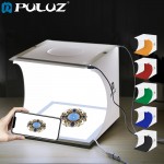 PULUZ Mini 22.5 LED Photography Shadowless Bottom Light Lamp Panel Pad +2LED Panels 20CM lightbox Photo Studio Shooting Tent Box