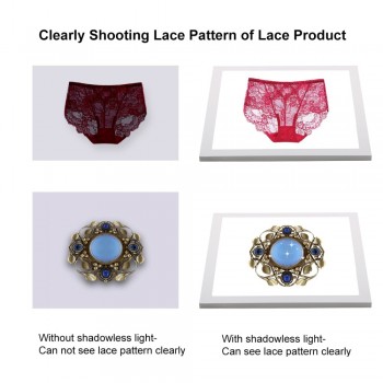 PULUZ Mini 22.5 LED Photography Shadowless Bottom Light Lamp Panel Pad +2LED Panels 20CM lightbox Photo Studio Shooting Tent Box