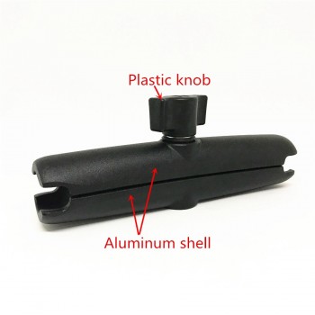 15cm Aluminum Double Socket Arm 1 inch Ball Mount for Gopro RAM Mount Ball Base Motorcycle for Action Camera Photo Accessories