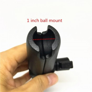 15cm Aluminum Double Socket Arm 1 inch Ball Mount for Gopro RAM Mount Ball Base Motorcycle for Action Camera Photo Accessories