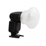 New Selens Magnetic Silicon Light Diffuser Rubber Sphere Modular Flash Accessories for Canon Nikon Yongnuo on-Camera Speedlite