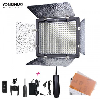 New Yongnuo YN300 III YN-300 lIl 3200k-5500K / 5500K CRI95 Camera Photo LED Video Light with AC Power Adapter