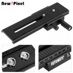 100% New generation Fotomate LP-01 2-Way Macro Focus Focusing Rail Slider for Canon Nikon Sony Pentax Camera DSLR
