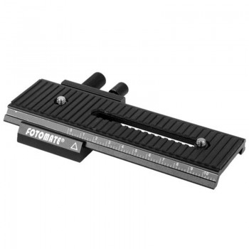 100% New generation Fotomate LP-01 2-Way Macro Focus Focusing Rail Slider for Canon Nikon Sony Pentax Camera DSLR