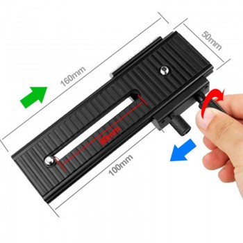 100% New generation Fotomate LP-01 2-Way Macro Focus Focusing Rail Slider for Canon Nikon Sony Pentax Camera DSLR