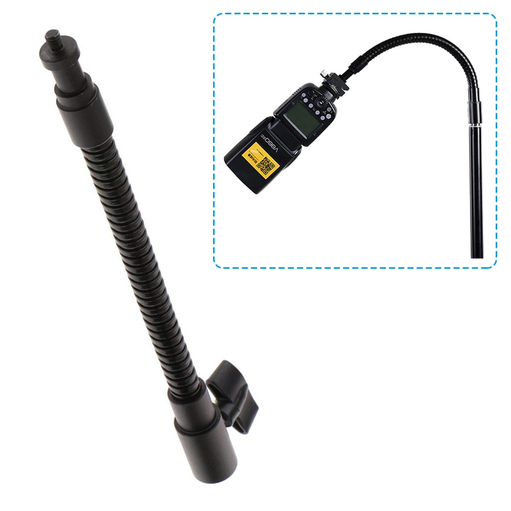 Flexible Bendable Flex Arm Flash Light Stand Holder Bracket Light Stand Adapter Mount for Studio Video DSLR Camera Accessories