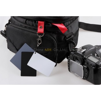 3in1 Black White Gray Balance Card Gray Card for Canon Nikon Sony DSLR Camera Photo Studio Accessories