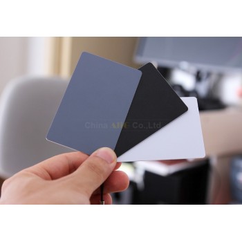 3in1 Black White Gray Balance Card Gray Card for Canon Nikon Sony DSLR Camera Photo Studio Accessories