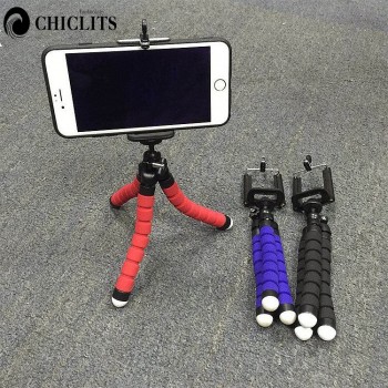 Tripods Tripod for Phone Mobile Camera Holder Clip Smartphone Monopod Tripe Stand Mini Tripod Stativ for Phone