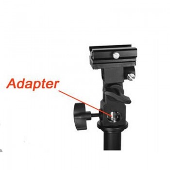 Foleto 1/4 to 3/8 Thread Screw Mount Adapter Tripod Plate Screw EB mount for Camera Flash Tripod Light Stand Male to Female