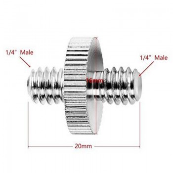 Foleto 1/4 to 3/8 Thread Screw Mount Adapter Tripod Plate Screw EB mount for Camera Flash Tripod Light Stand Male to Female