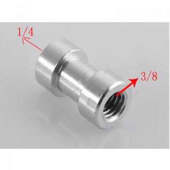 Foleto 1/4 to 3/8 Thread Screw Mount Adapter Tripod Plate Screw EB mount for Camera Flash Tripod Light Stand Male to Female