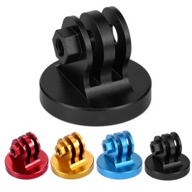 Mayitr 1pc CNC 4 Colors Aluminum Alloy Tripod Mount Lightweight Digital Camera Base Adapter For GoPro Camera