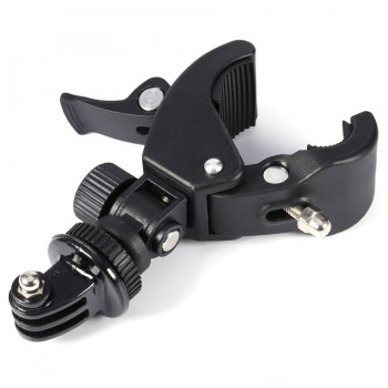 Bicycle Camera Handlebar Mount of 360 Rotate Adjustable Bike Clamp Bracket for Gopro Hero 3+3 2 Accessories Clips