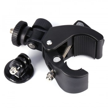 Bicycle Camera Handlebar Mount of 360 Rotate Adjustable Bike Clamp Bracket for Gopro Hero 3+3 2 Accessories Clips