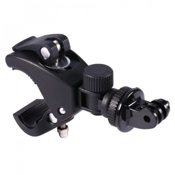 Bicycle Camera Handlebar Mount of 360 Rotate Adjustable Bike Clamp Bracket for Gopro Hero 3+3 2 Accessories Clips