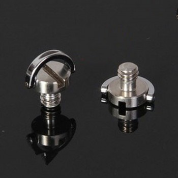 Centechia Camera Tripod Captive 1/4 Inch Folding D-Ring Adapter Screw Cam Tripod Monopod Quick Release Plate for Camera