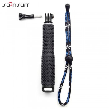 SOONSUN For GoPro Aluminum Extendable Pole Selfie Stick Waterproof Handheld Monopod for GoPro Hero 7 6 5 4 SJ4000 for Xiaomi Yi