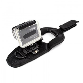 Glove Wrist Band 360 Degree Swivel Rotation Hand Strap Belt Tripod Mount For GoPro Hero6 5/4/3+ For XiaoMI YI 4K SJCAM SJ4000
