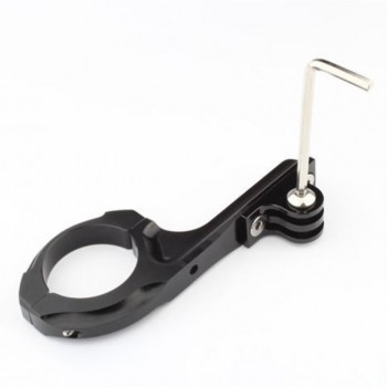 For Gopro 2/3/3+/4 Aluminum Bike Handlebar Mount Bike Motorcycle Handlebar Mount Holder Roll Bar Mount Tube Clamp Black