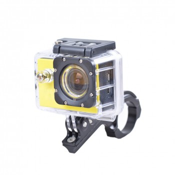For Gopro 2/3/3+/4 Aluminum Bike Handlebar Mount Bike Motorcycle Handlebar Mount Holder Roll Bar Mount Tube Clamp Black