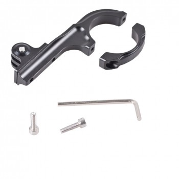 For Gopro 2/3/3+/4 Aluminum Bike Handlebar Mount Bike Motorcycle Handlebar Mount Holder Roll Bar Mount Tube Clamp Black