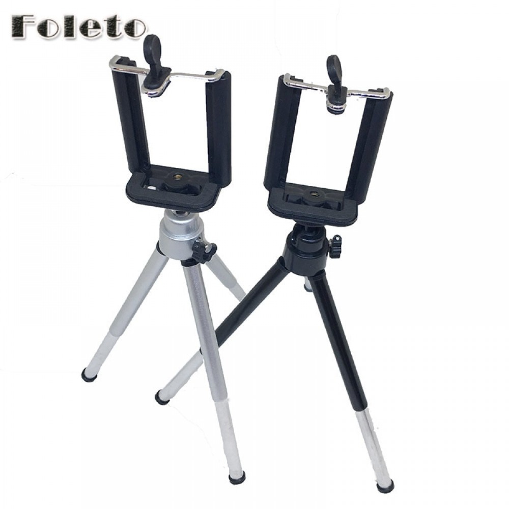 Foleto Mini Tripod Table Lightweight 1/4 Screw phone holder digtal camera DV mobile phone Tripod for iphone7 6 5 sumsang huawei