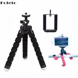 Flexible Octopus Tripod With Phone Holder Portable Light Weight Mini Tripod for Canon Nikon Nony Nex digital Camera phone 6 6s