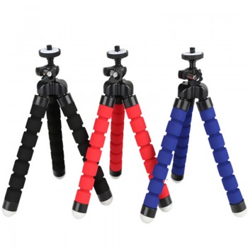 Flexible Octopus Tripod With Phone Holder Portable Light Weight Mini Tripod for Canon Nikon Nony Nex digital Camera phone 6 6s