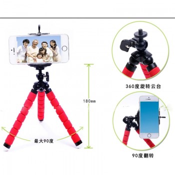 Flexible Octopus Tripod With Phone Holder Portable Light Weight Mini Tripod for Canon Nikon Nony Nex digital Camera phone 6 6s