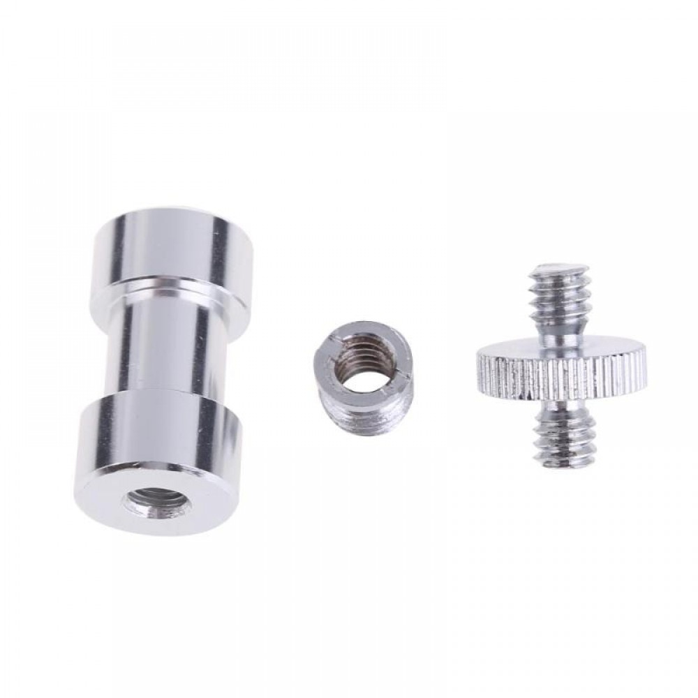 3 in 1 1/4 3/8 5/8 inch Tripod Screw to Flash Mount Holder Camera Adapter Light Umbrella Holder to Tripod Screw Adaptor