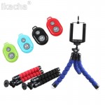 3in1 Car Phone Holder Wireless Bluetooth Remote Tripod Octopus Selfie Holder Stand Holder Mount for iPhone Samsung Xiaomi Lenovo