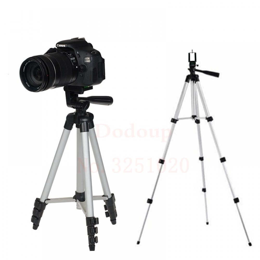 Universal Portable Camera Tripod For iPhone  with Rocker Arm Tripod Stand For Canon Nikon Sony DSLR Camera Camcorder Tripod