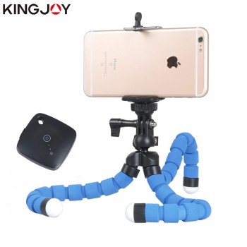 Kingjoy KT-600S Mini Tripod Octopus Para Movil Flexible Mobile Tripe Celular Holder For Gopro Phone Camera Smartphone Stand